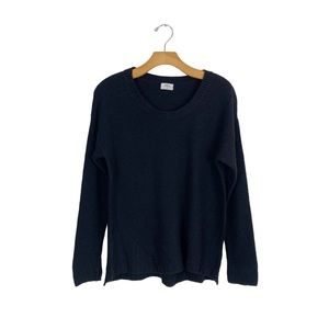 Madewell Wallace Honeycomb Sweater Black Size Medium